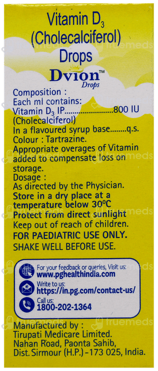 Dvion Oral Drops 15Ml